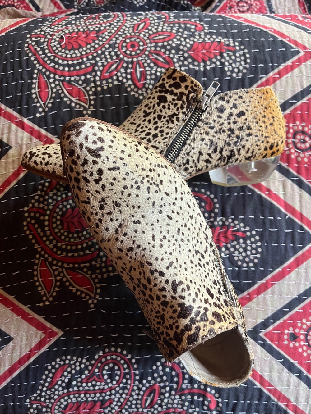 Matisse cow hair leopard shoes❤️